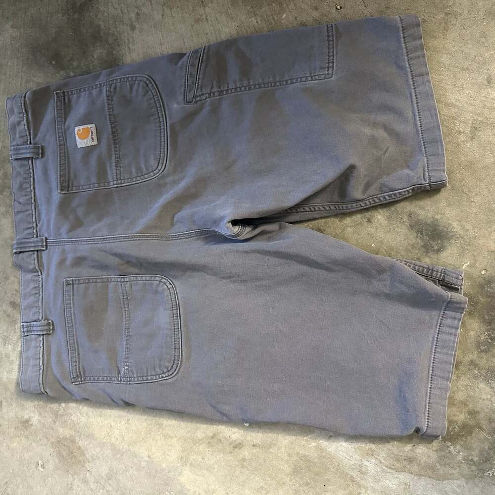 MENS  34x 32 Carhartt 103342 Canvas Knit Lined Rugged Flex Rigby Relaxed Pants